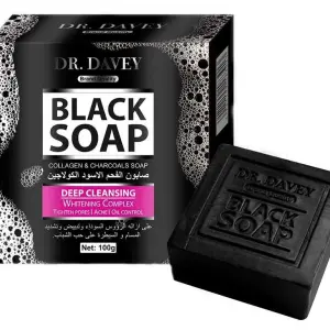 Dr. Davey Deep Cleansing Black Soap 100gm