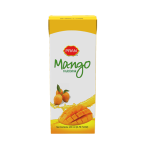 PRAN Mango Fruit Drink Tetra Pack-200ml