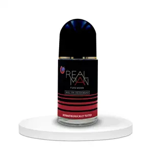 Real Man Pure Wood Roll On Deodorant
