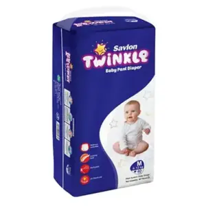 Savlon Twinkle Baby Pant Diaper-M40(6-12kg)